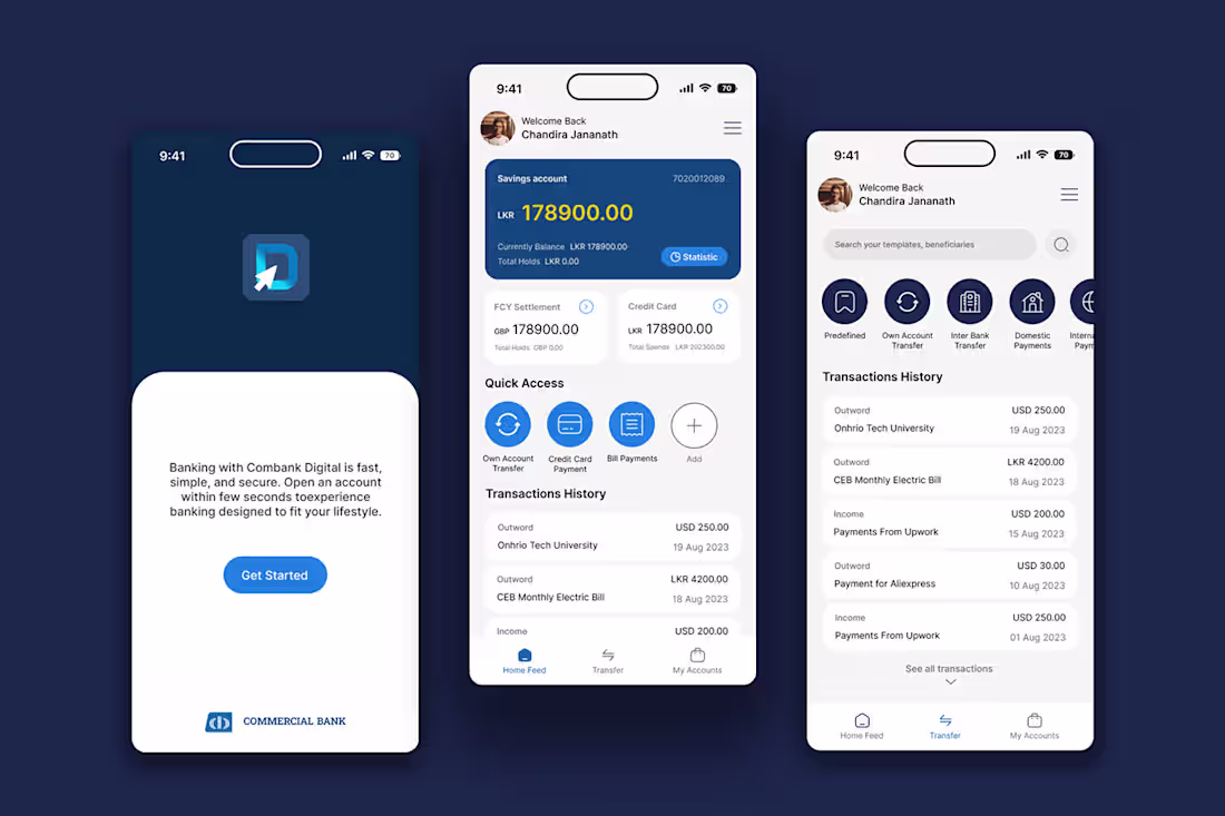 Cover image for Banking App Redesign Concept UI :: Behance