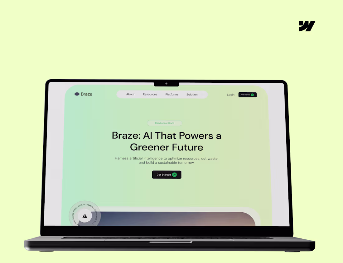 Cover image for Braze – AI That Powers a Greener Future