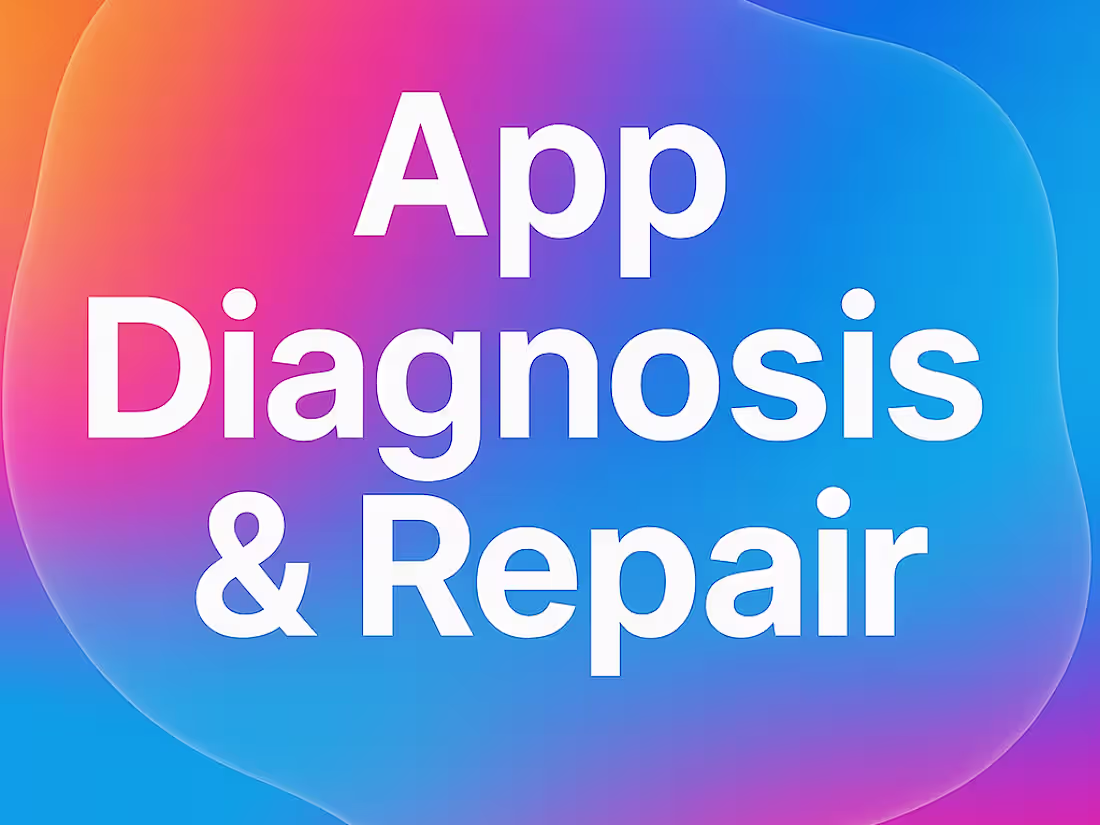 Cover image for App Diagnosis & Repair