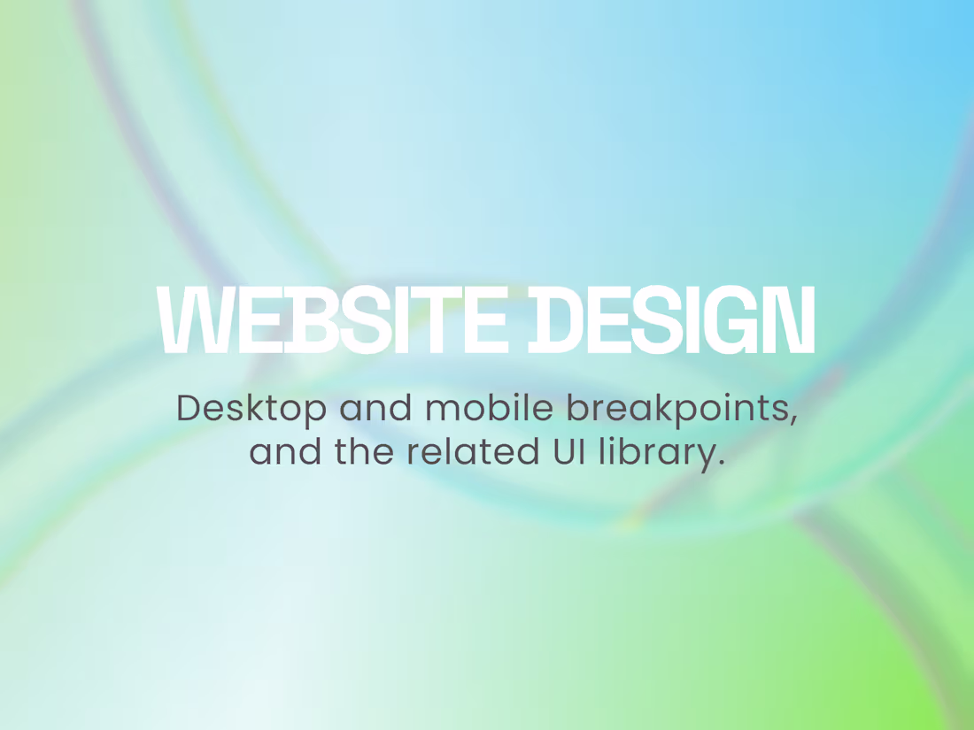 Cover image for Website Design