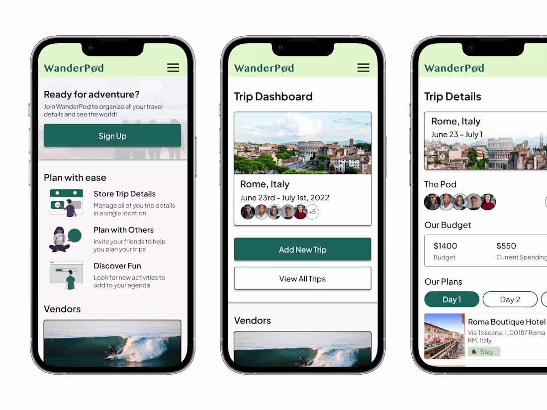 Cover image for WanderPod - DesignLab