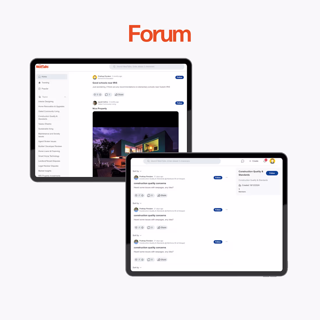 Cover image for Community Forum for Homeowners community