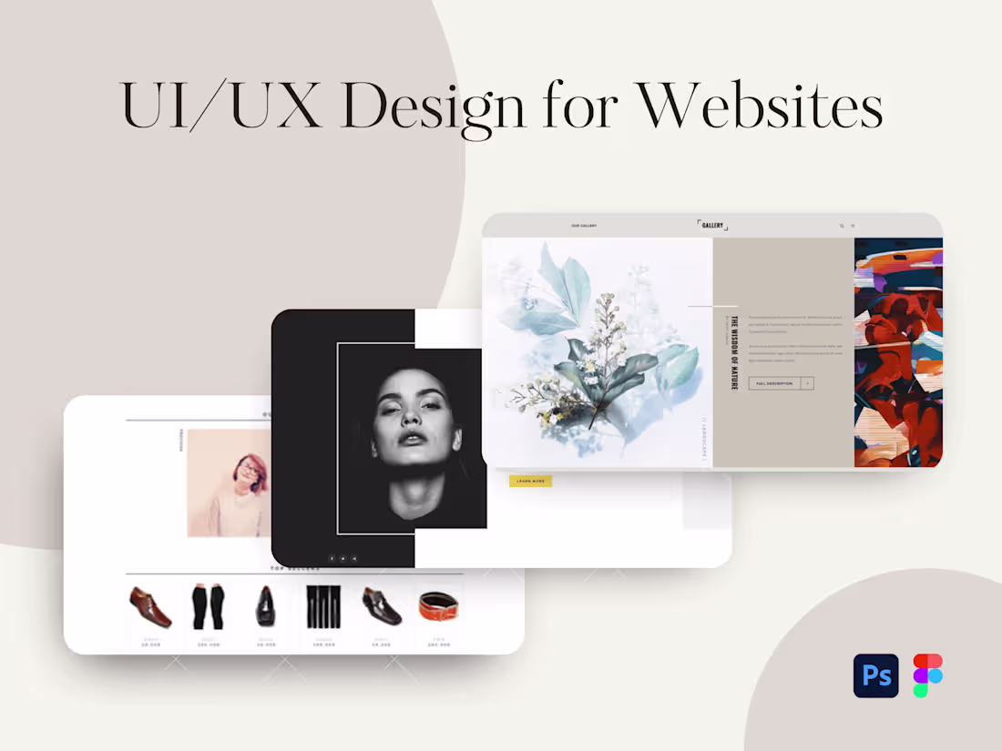 Cover image for UI/UX Design for Websites
