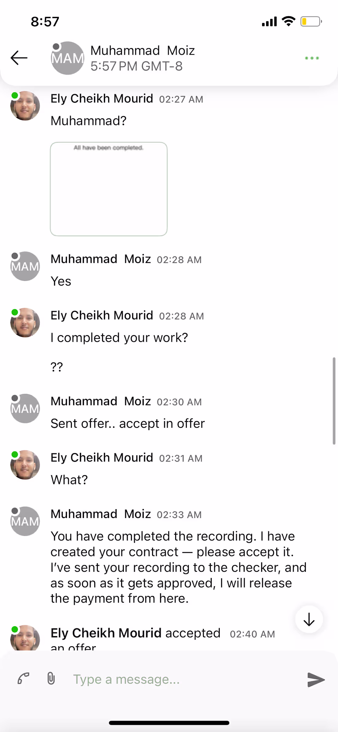 Cover image for Finished work on upwork