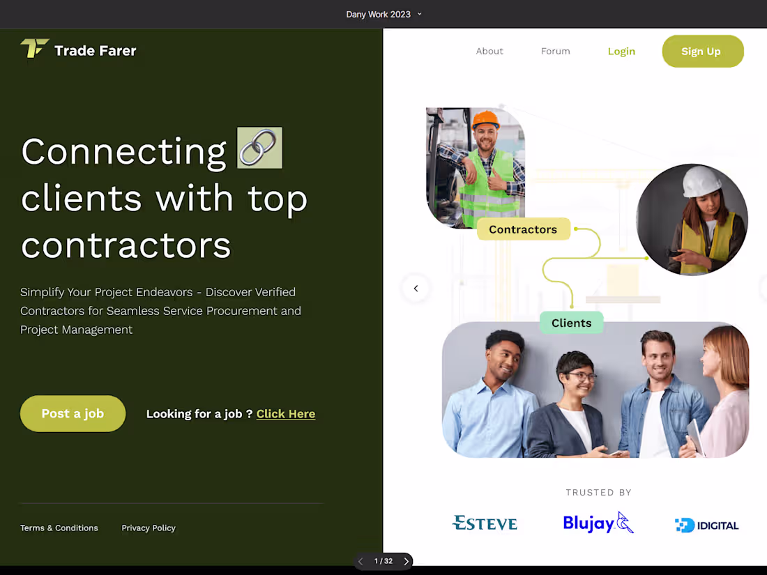 Cover image for Wix Business Contractor Listing