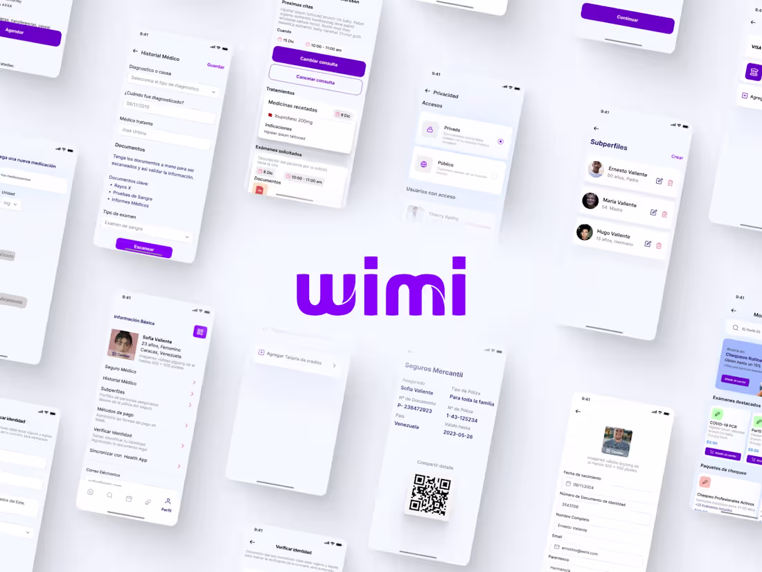 Cover image for WIMI: Appointments & Health tracker app