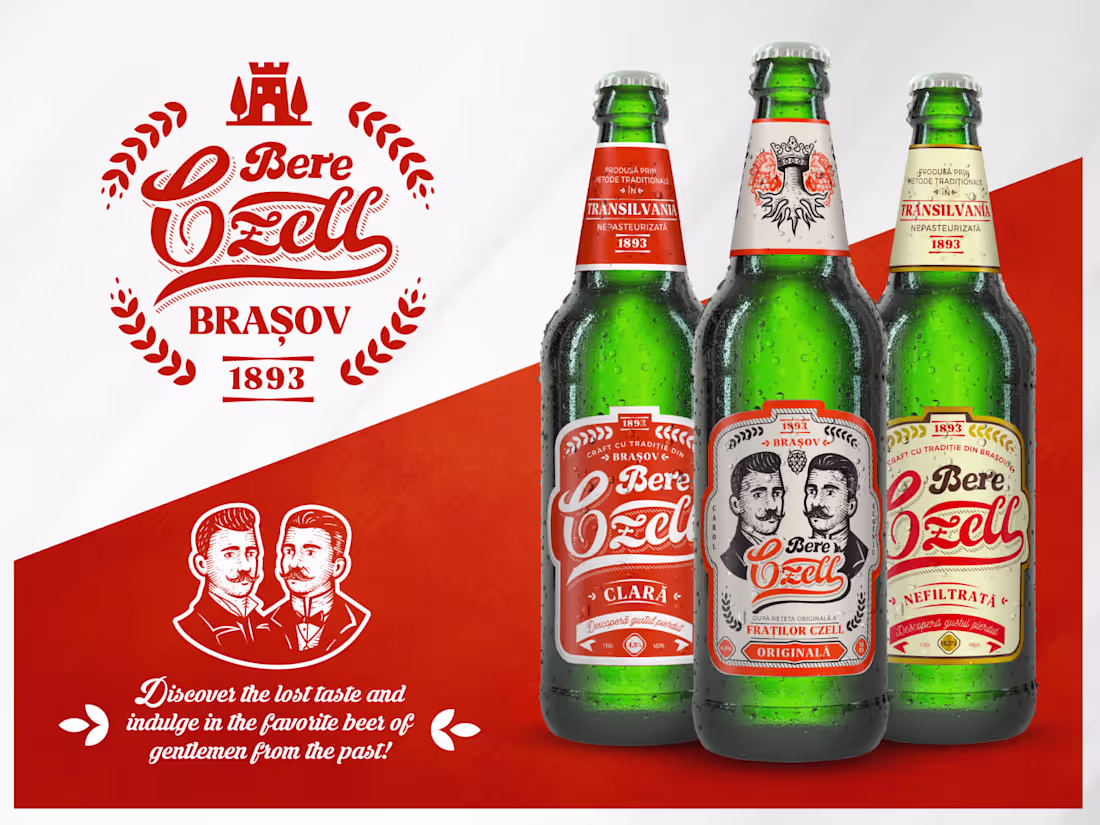 Cover image for Logo and brand identity for "Bere Czell Brasov"