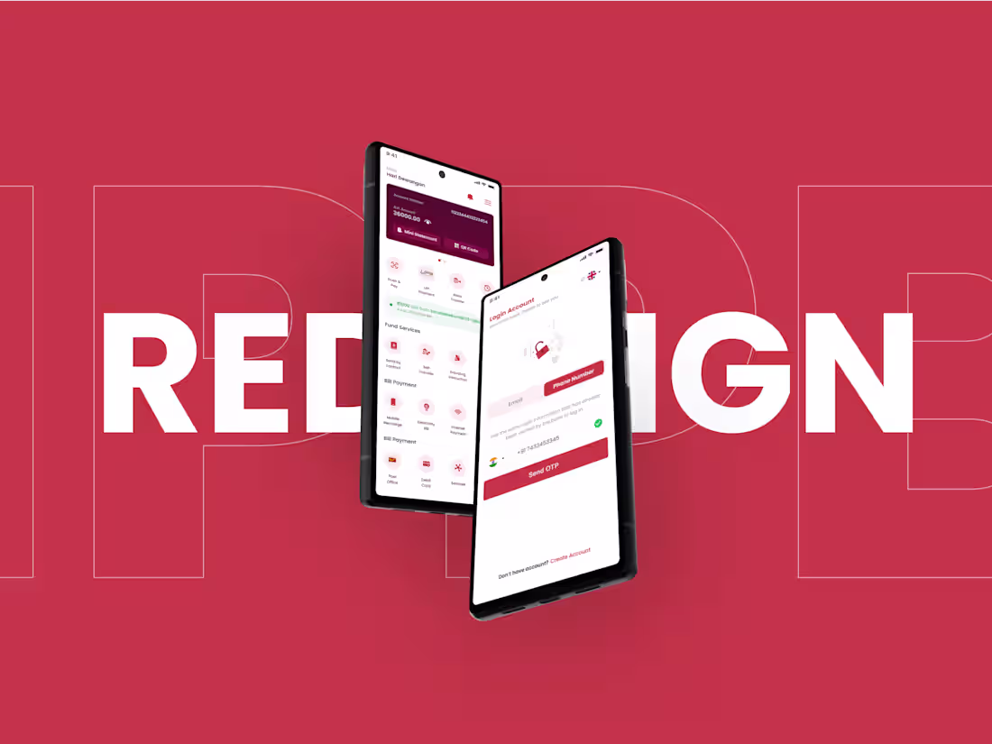 Cover image for Indian Post Payment Bank App Redesign