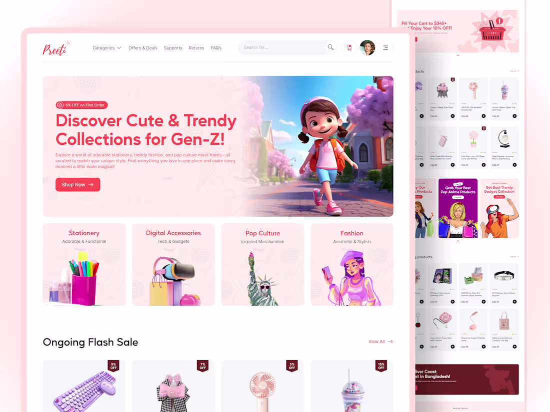 Cover image for E-Commerce Website Redesign Case Study