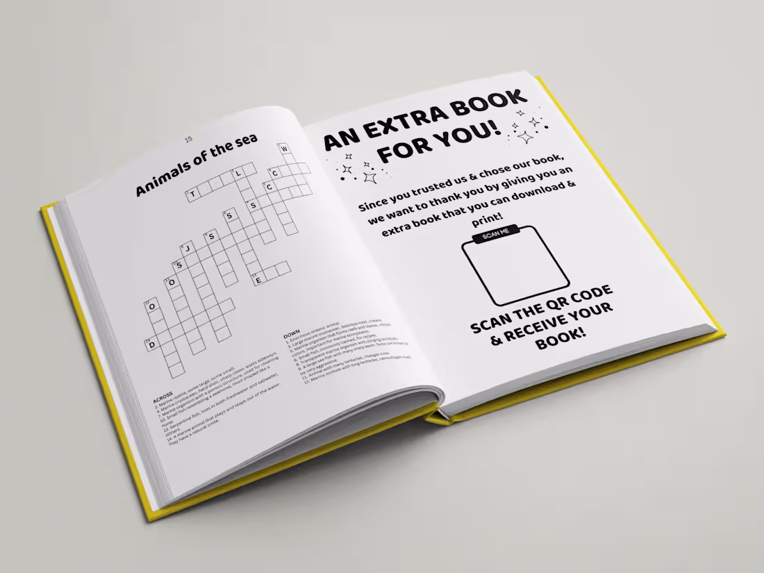 Cover image for Crossword Puzzle Book Layout!