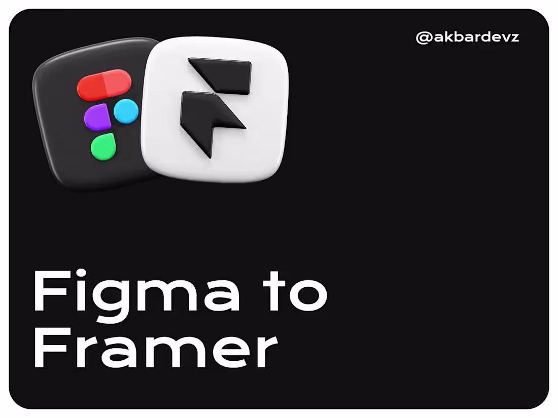 Cover image for Figma to Framer