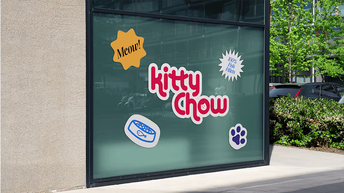 Cover image for Kittychow ( Branding & Packaging)