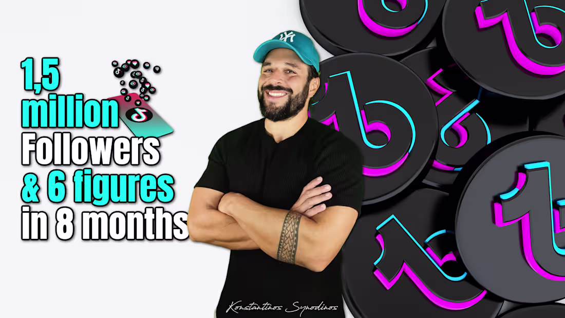 Cover image for 0 to 1.5 million followers in 8 Months on TikTok