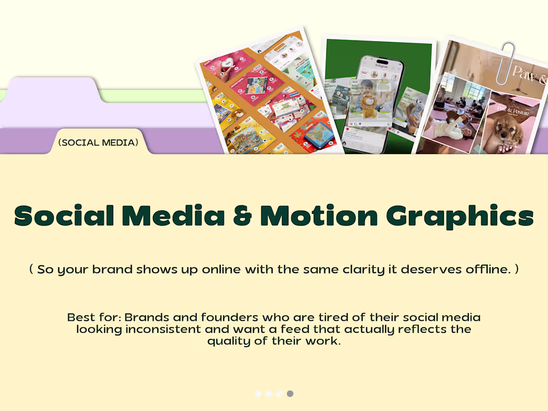 Cover image for Social Media & Motion Graphics