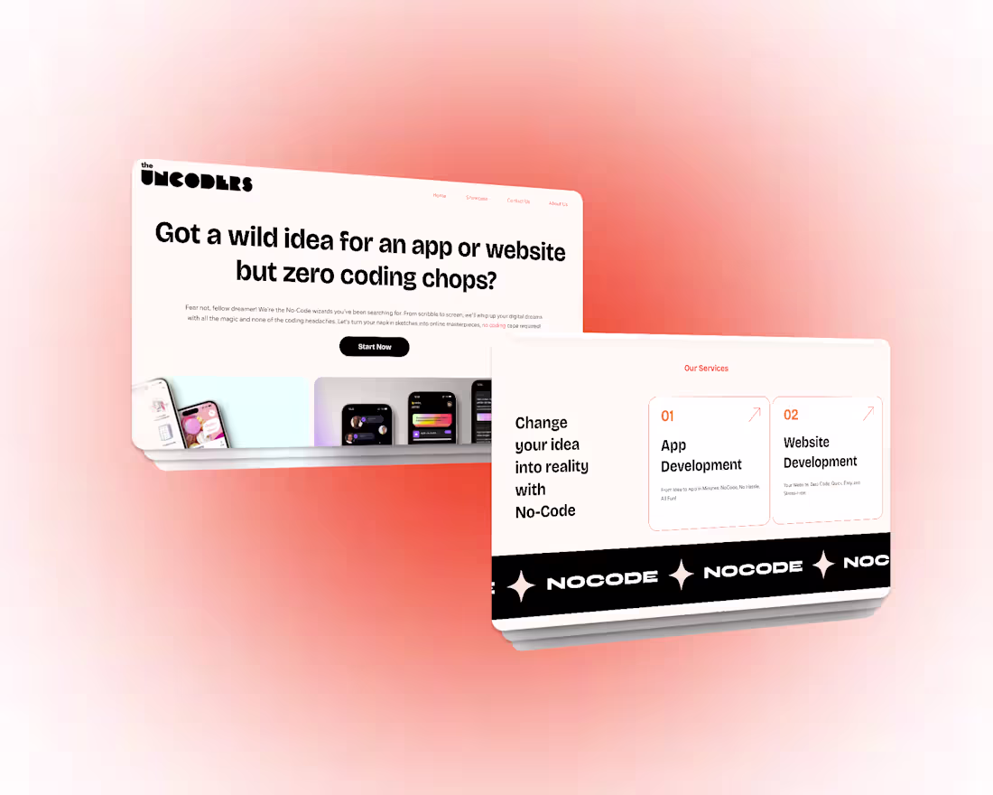 Cover image for The Uncoders Website: A No-Code Success Story with Wix Studio