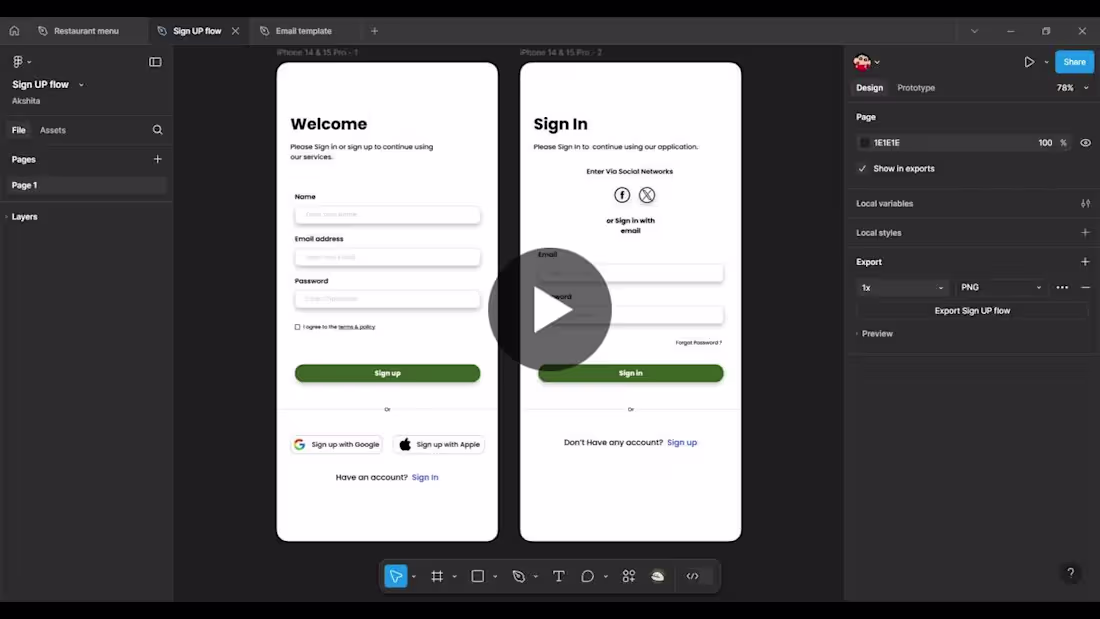 Cover image for UI/UX Internship at CodSoft