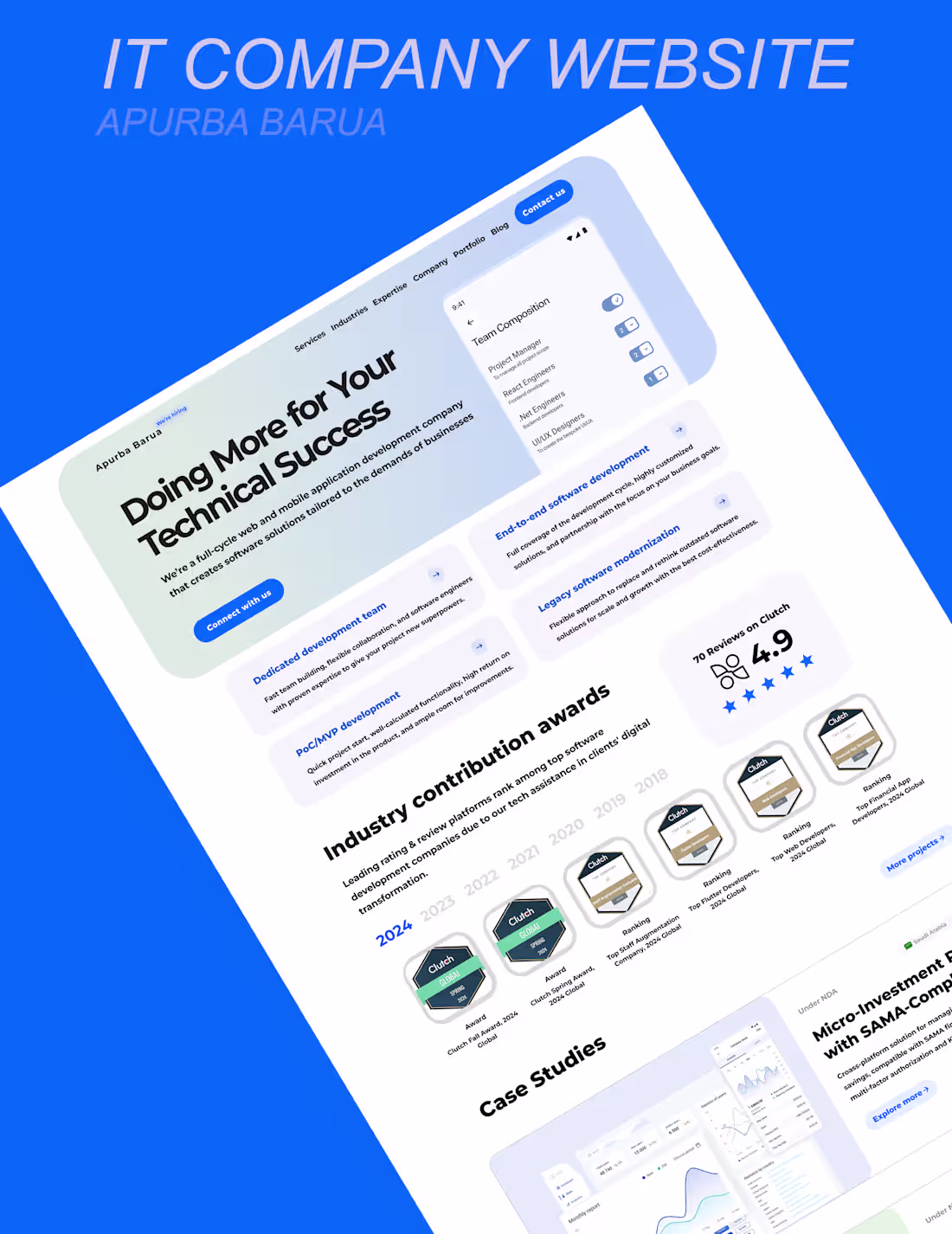 Cover image for IT Company Website