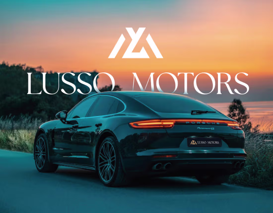 Cover image for Lusso Motors Premium Cars - Branding & Web