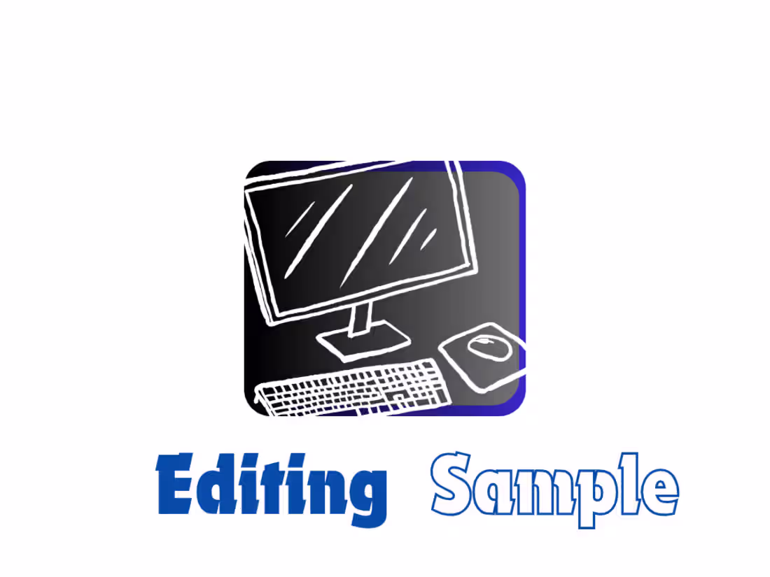 Cover image for Editing Example