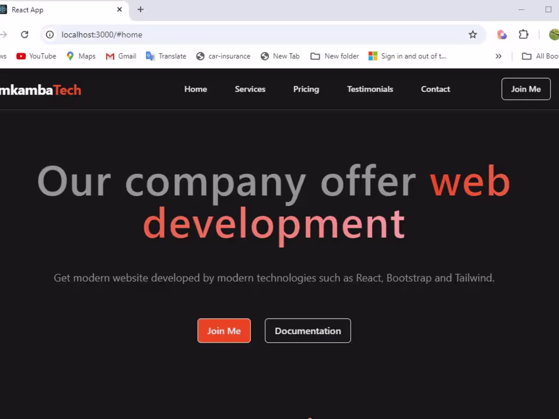 Cover image for Modern landing page