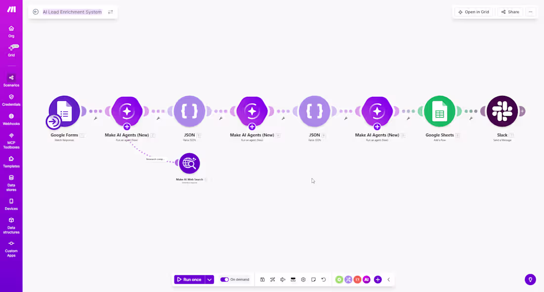 Cover image for Built an AI-powered lead enrichment