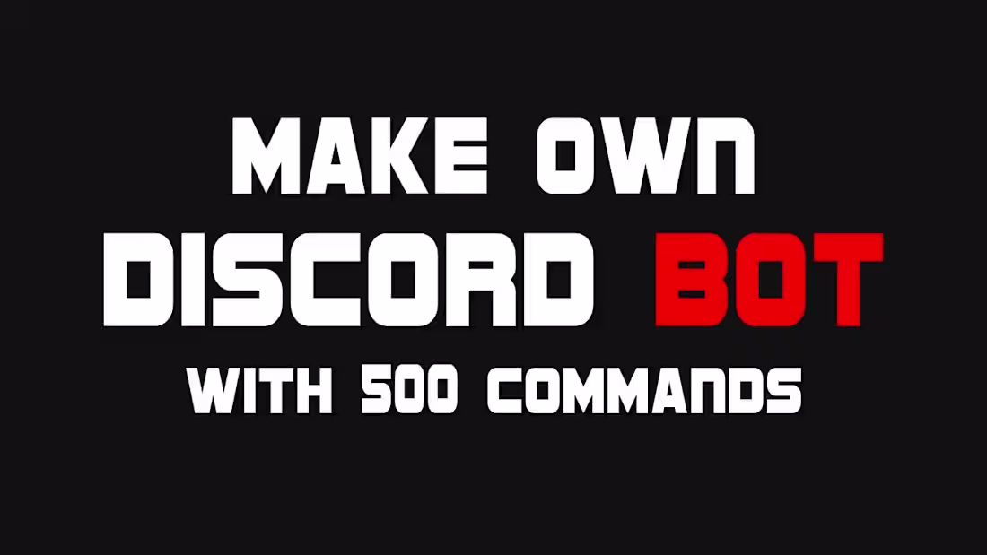 Cover image for All in one Discord Bot