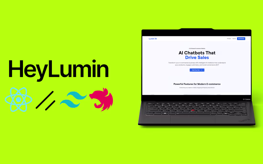 Cover image for Lumin AI — E-commerce Chatbot 🤖🛒 An AI chatbot solution fo...