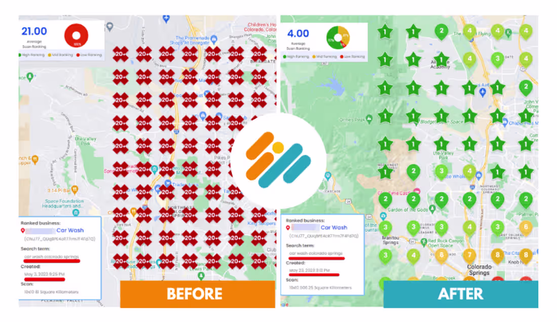 Cover image for Local SEO Proof - Car Wash Business in Colorado Springs, US