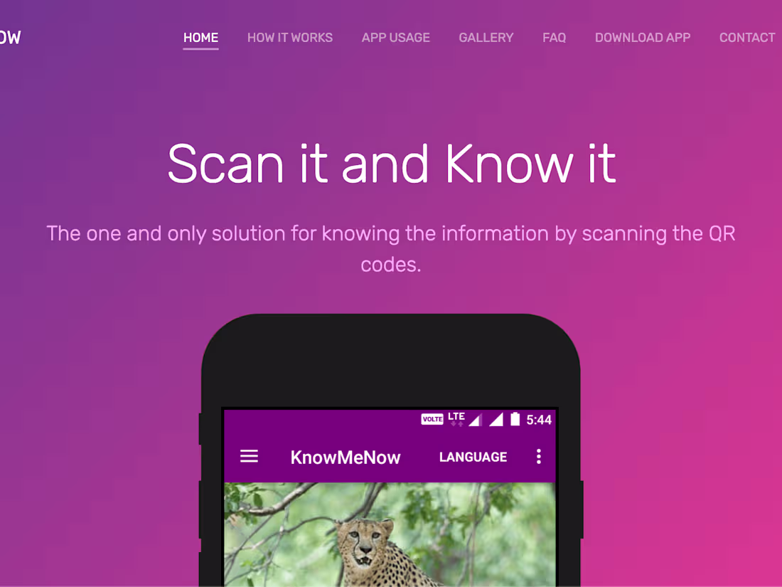 Cover image for Built KnowMeNow App