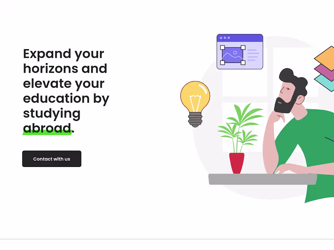 Cover image for Overseas Student Consultancy Firm Website 