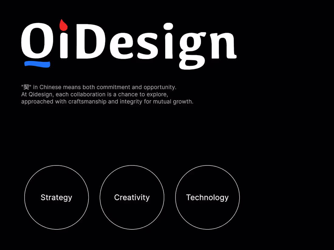 Cover image for Strategy, creativity, and technology in every design.