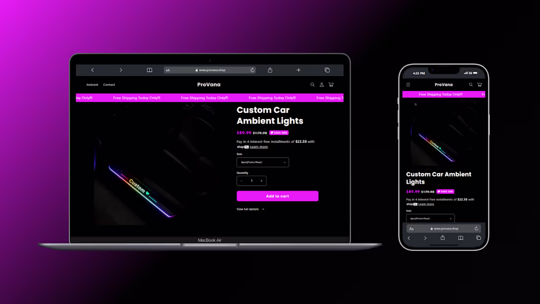 Cover image for Provana Shopify Store