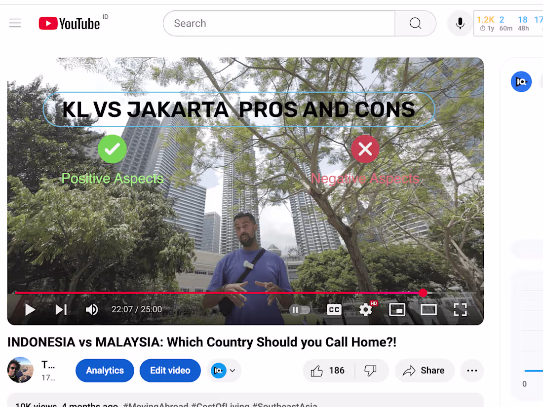 Cover image for INDONESIA vs MALAYSIA: Which Country Should you Call Home?! - Y…