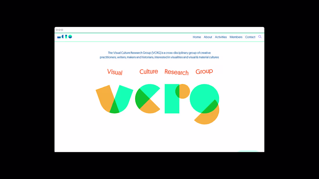 Cover image for Visual Culture Research Group Site