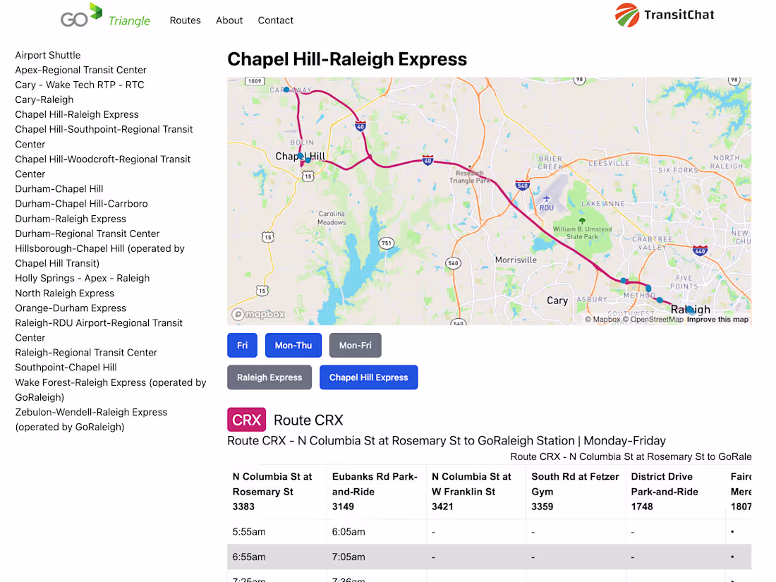 Cover image for Simple Transit Site