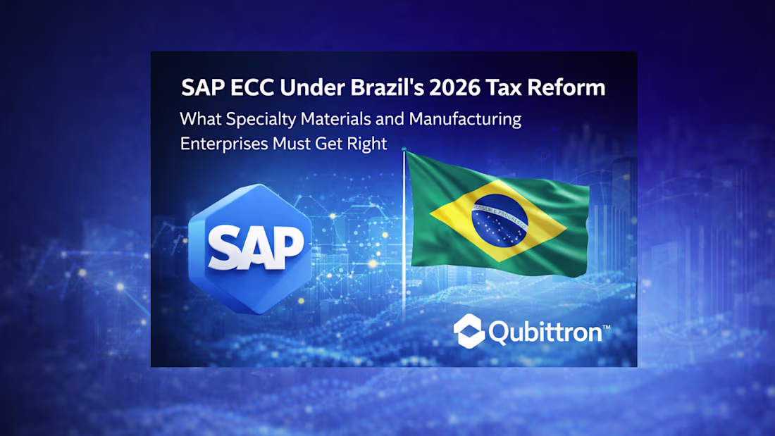 Cover image for Blog: SAP ECC Modernization for Brazil's 2026 Tax Reform