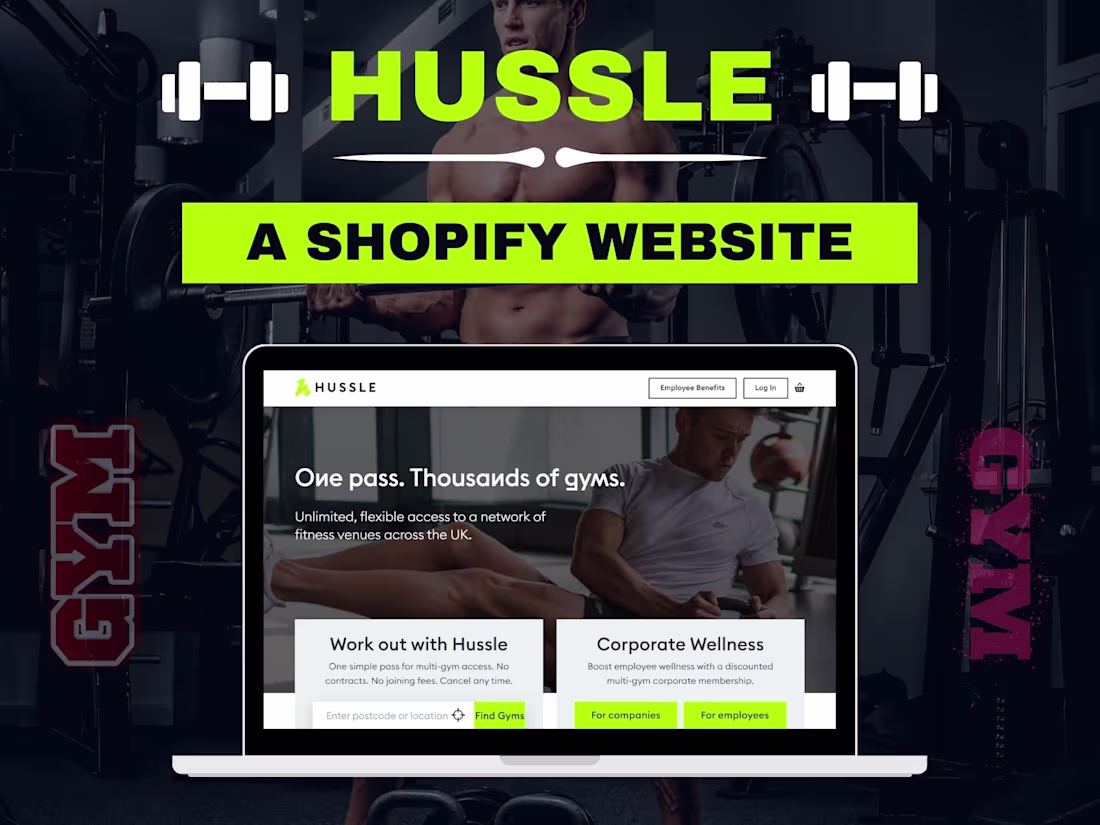 Cover image for Hussle | Shopify Website