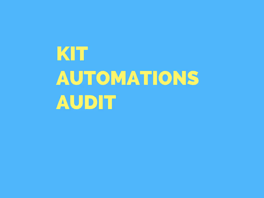 Cover image for Kit Automations Audit