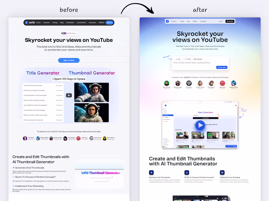 Cover image for Landing Page Roast + Free Hero Section Redesign