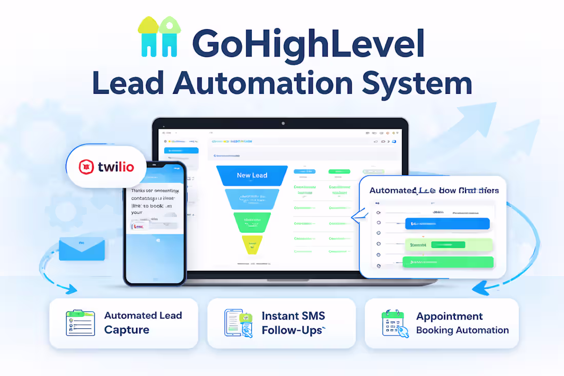 Cover image for GoHighLevel & Twilio SMS Automation