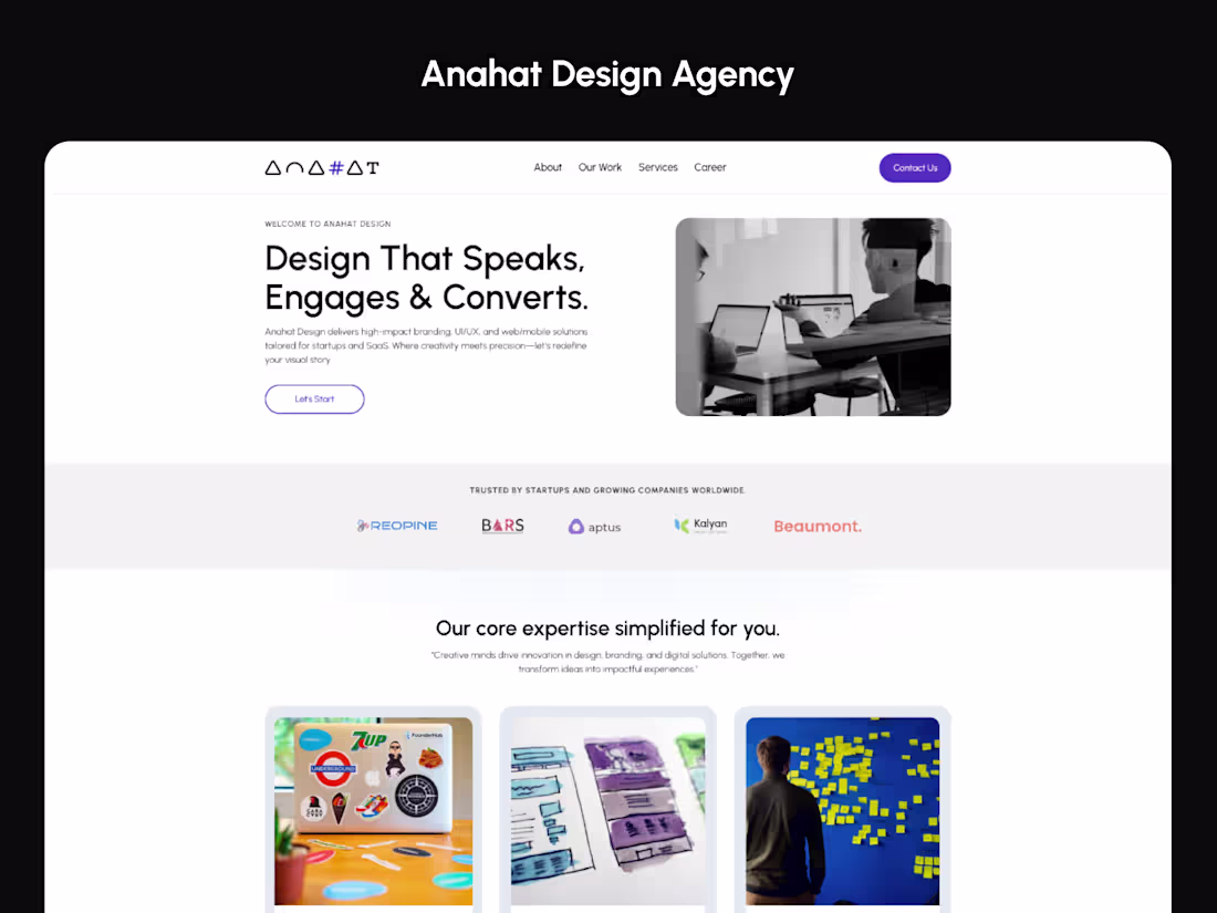 Cover image for Onboarding Landing Page for Anahat Design