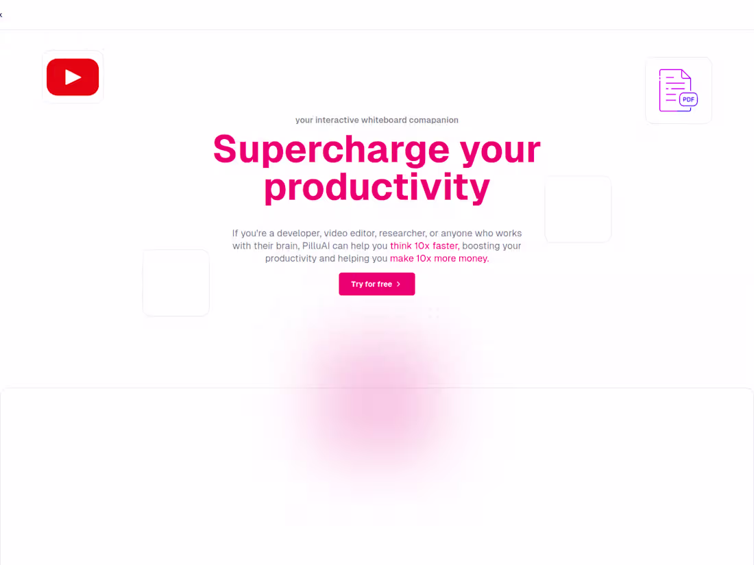 Cover image for Pillu AI: Interactive whiteboard application with Generatie AI
