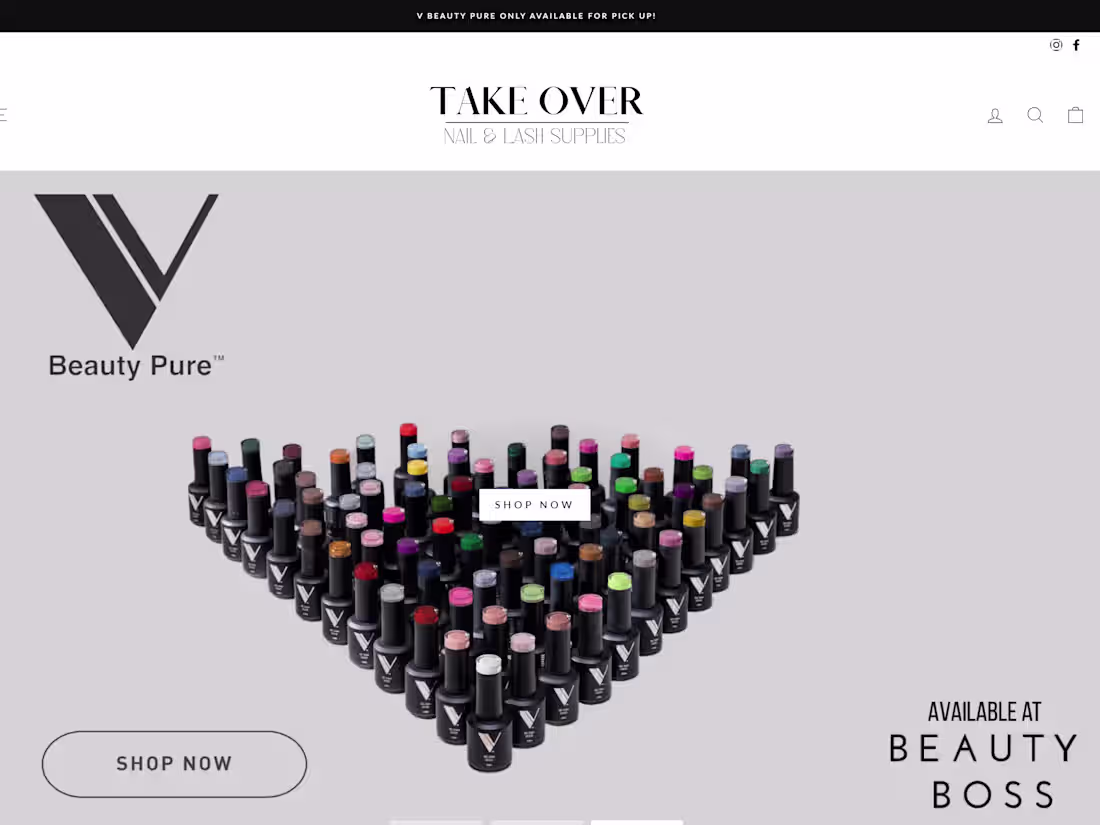 Cover image for Take Over Nail & Lash Supplies