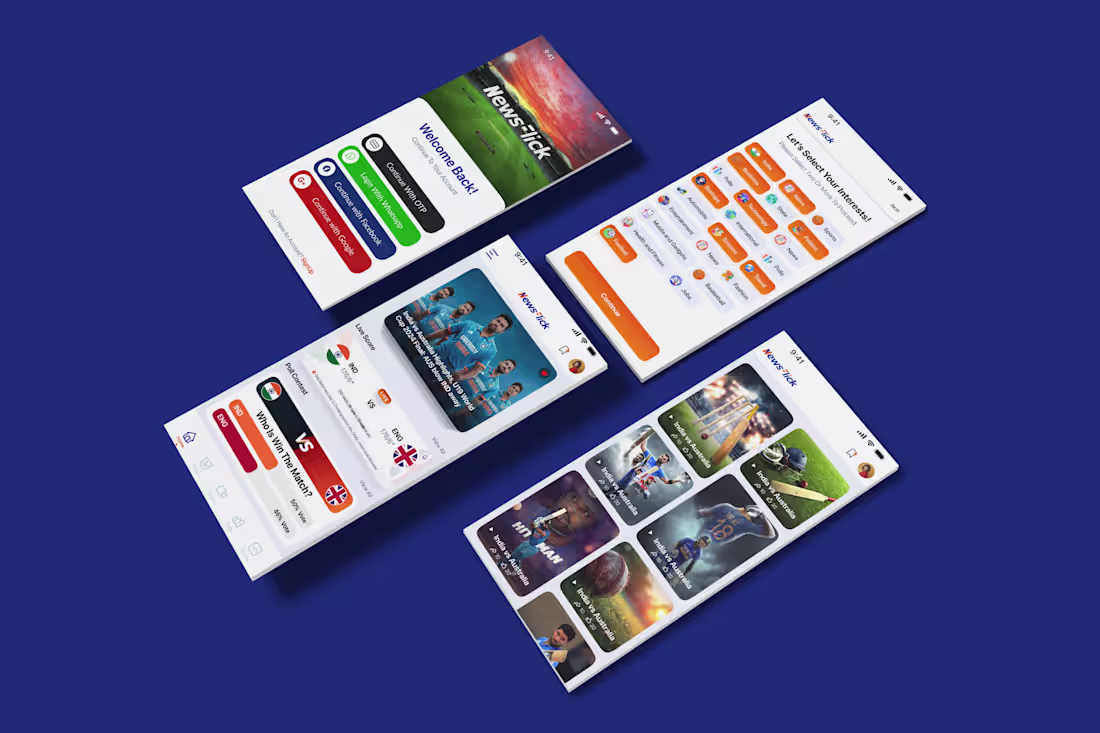 Cover image for NewsFlick: Personalized News Platform Development