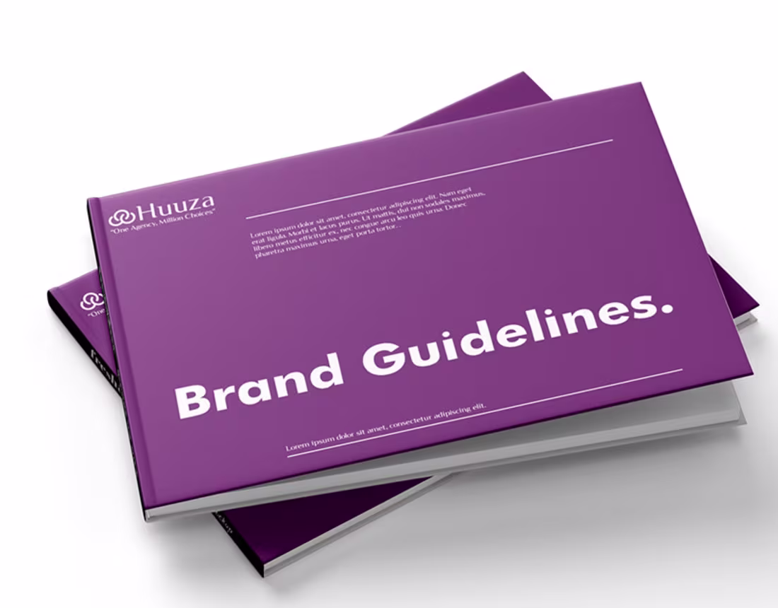 Cover image for Huuza Agency Brand Guildlines :: Behance