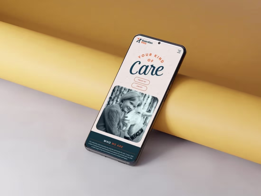 Cover image for Animal Healthcare Website | Guardian Vets