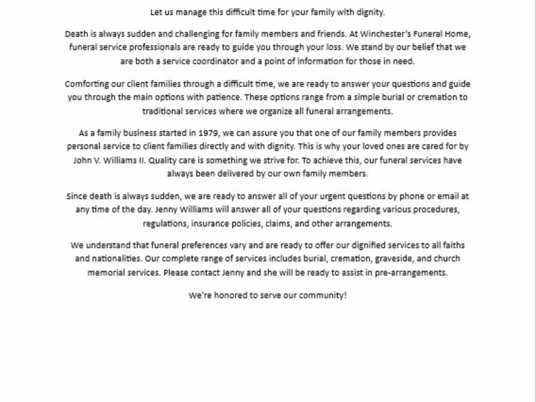 Cover image for About us page for small business