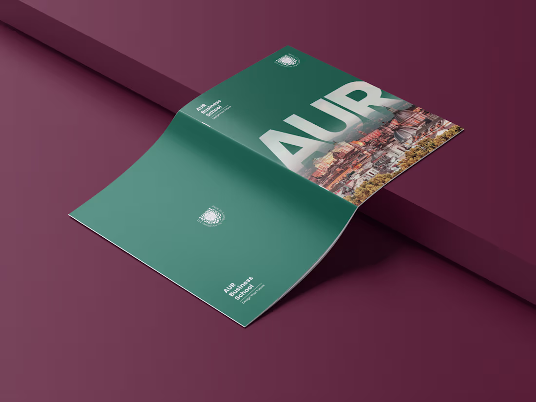 Cover image for University prospectus design