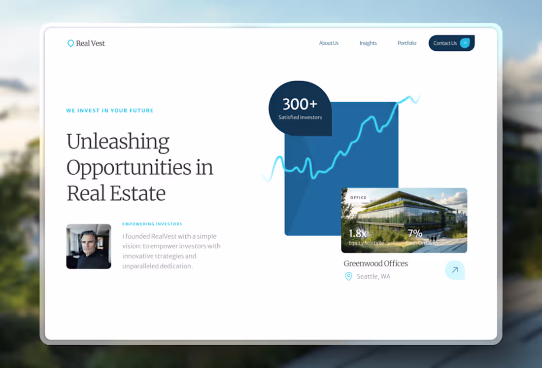 Cover image for Real Vest Investments