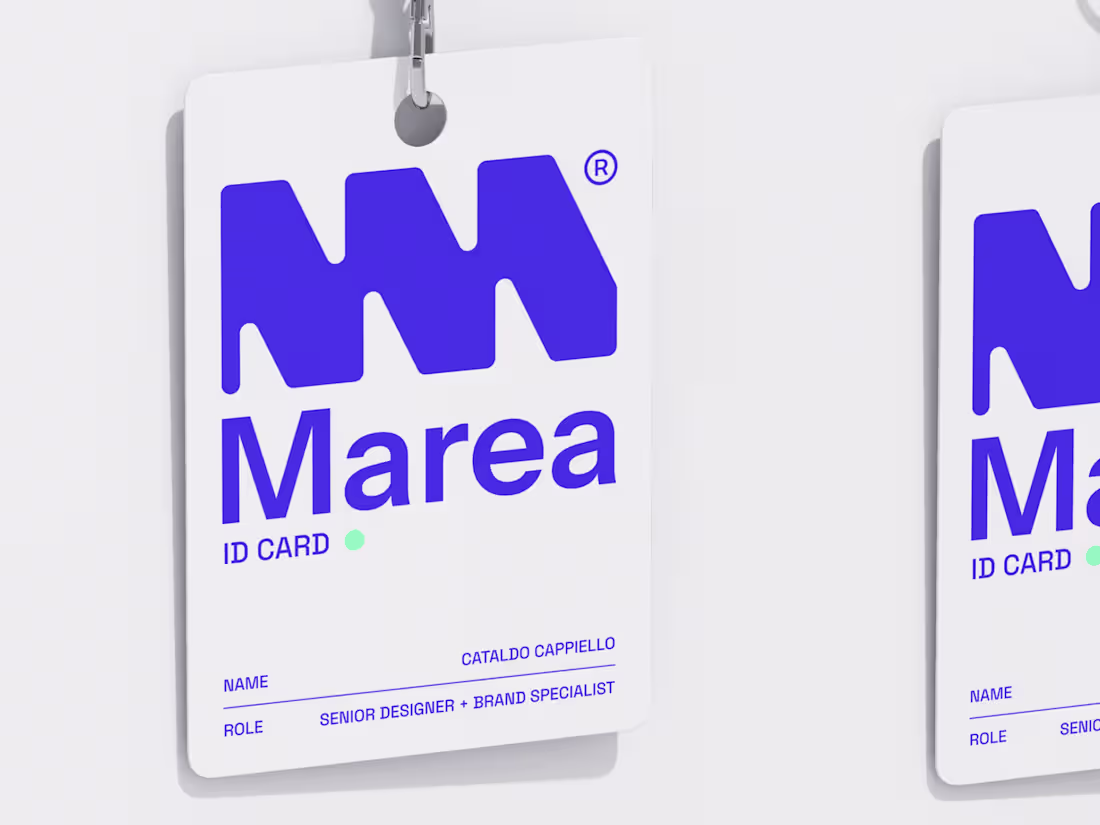 Cover image for Marea - Fictional AI SaaS corp brand design